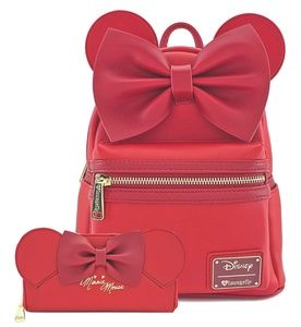 Disney Minnie Mouse Backpack & Wallet